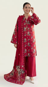 D# 4014 Banadora Lawn 3 Pcs Unstitched