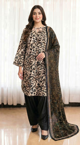 D# 4015 Banadora Lawn 3 Pcs Unstitched