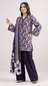 D# 4017 Banadora Lawn 3 Pcs Unstitched