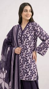 D# 4017 Banadora Lawn 3 Pcs Unstitched