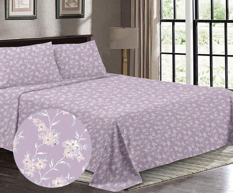 LBS-6261-KING BED SHEET SET T-150