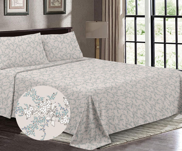 LBS-6263-KING BED SHEET SET T-150