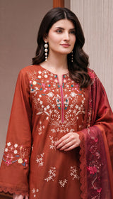 LNF-216 BURNT ORANGE 3 PCS