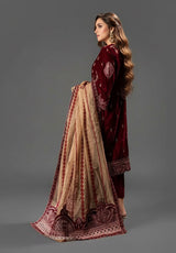 LNF-102 MAROON LUXURY VALVET