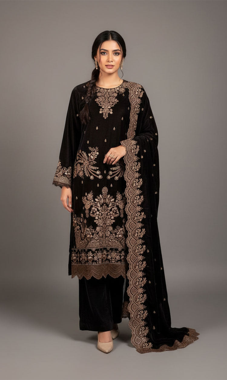 LNF-106 DEEP BROWN LUXURY VALVET