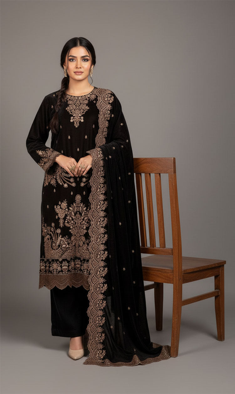 LNF-106 DEEP BROWN LUXURY VALVET