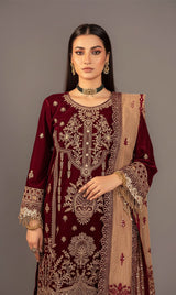 LNF-111 MAROON LUXURY VALVET