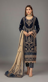 LNF-112 BLUE LUXURY VALVET