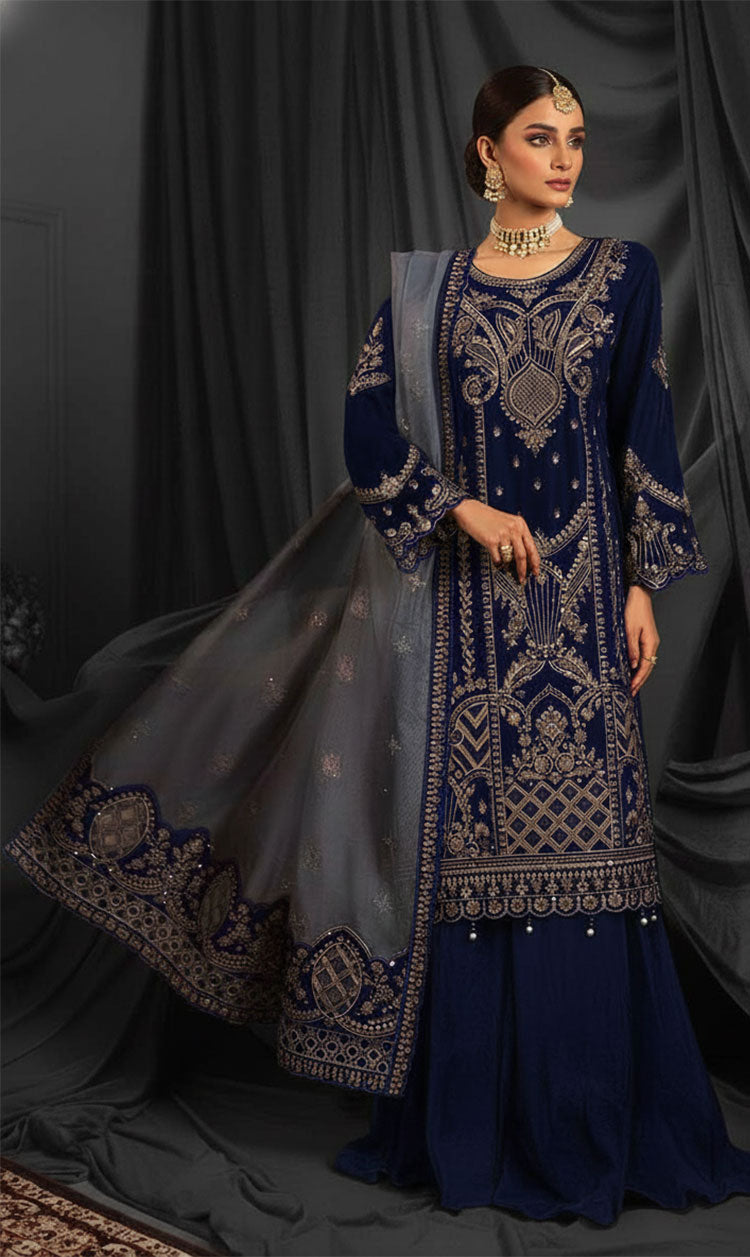 LNF-118 BLUE LUXURY VALVET