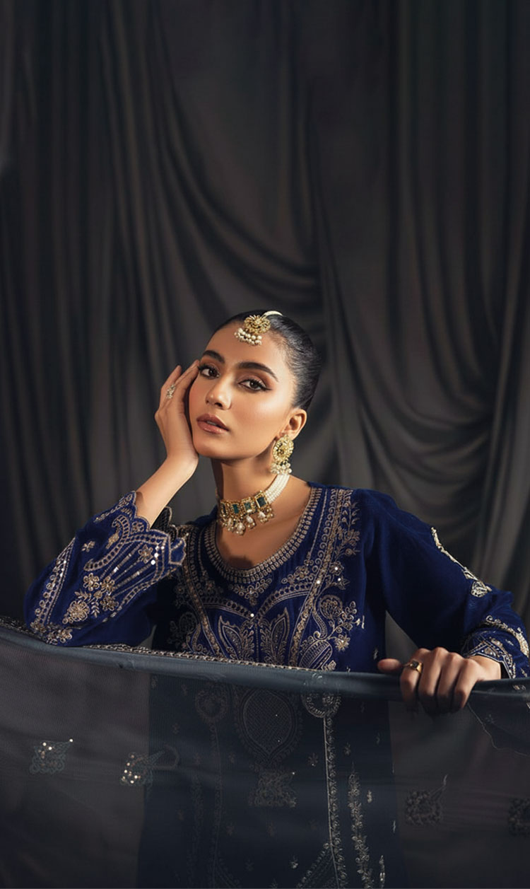 LNF-118 BLUE LUXURY VALVET