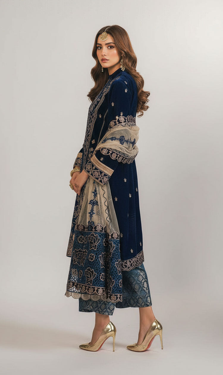 LNF-120 BLUE LUXURY VALVET