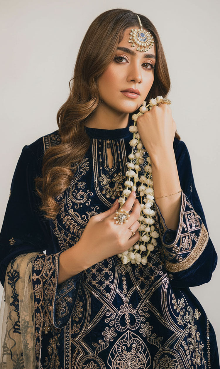 LNF-120 BLUE LUXURY VALVET