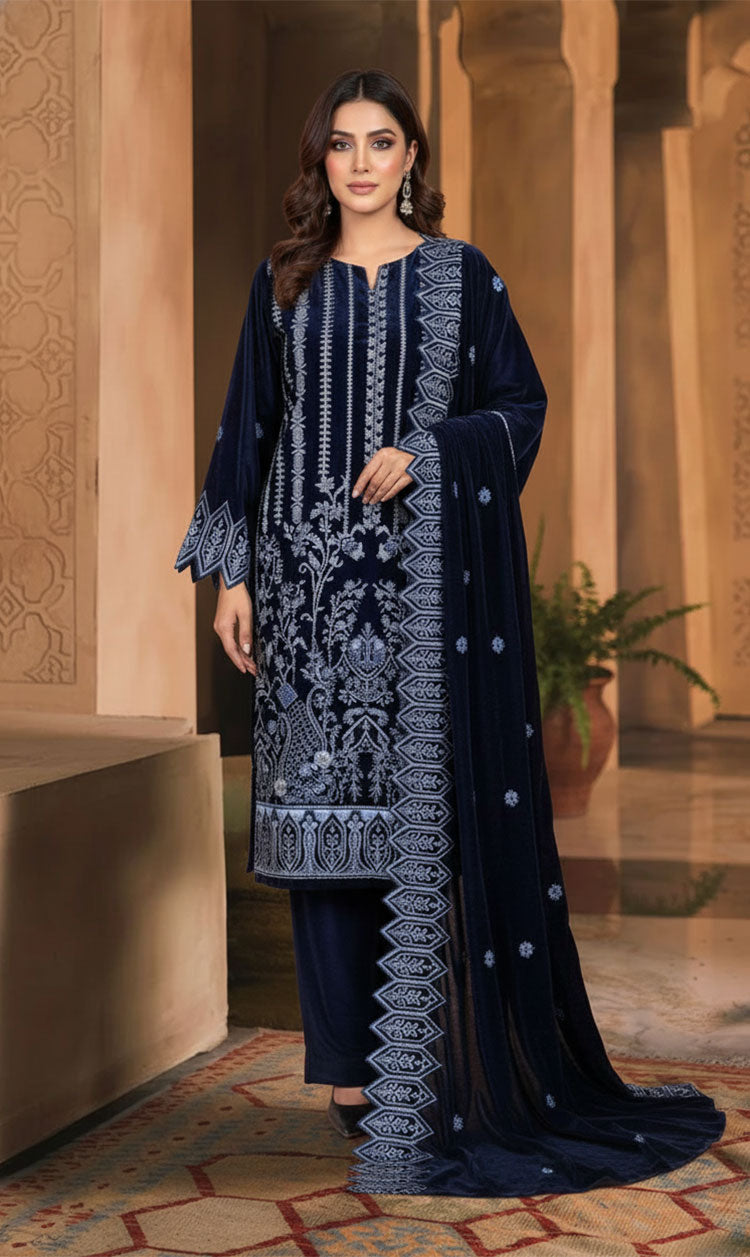 LNF-106 BLUE LUXURY VALVET