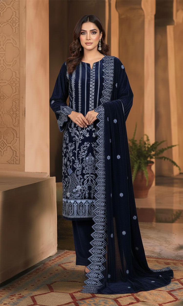 LNF-106 BLUE LUXURY VALVET