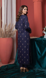 LNF-131 Blue Karandi 3 Piece Unstitched