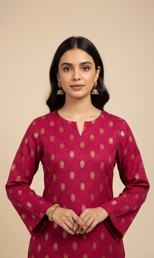 2 PCS LNF 163 SHIMMER PINK UNSTITCHED