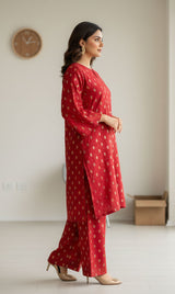 2 PCS LNF 162 SHIMMER RED UNSTITCHED