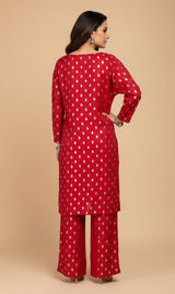 2 PCS LNF 162 SHIMMER RED UNSTITCHED