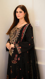 LNF 170 BLACK MULTI CHIKAN KARI LAWN