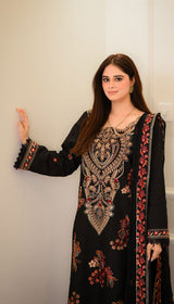 LNF 170 BLACK MULTI CHIKAN KARI LAWN