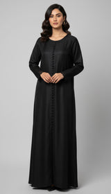 LNF-185 BLACK RTW LONG SHIRT & TROUSER