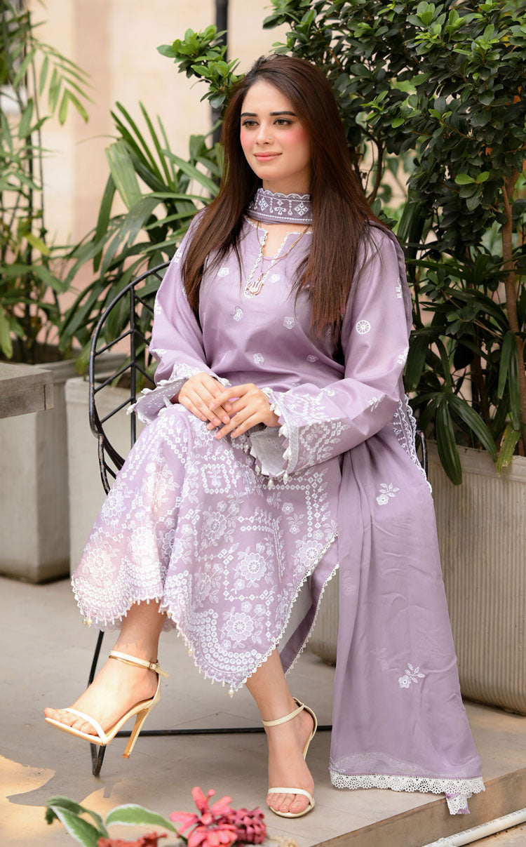 LNF 56 PASTEL LILAC 3 Piece