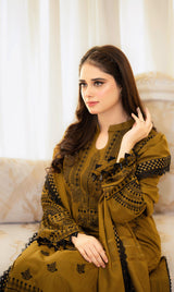 LNF-22 MEHNDI 3 Piece