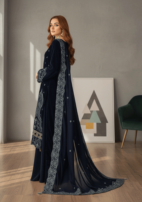 LNF-85 TEAL BLUE LUXURY VALVET