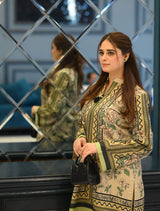 LNF P001 PRINTED CO-ORD SET GREEN