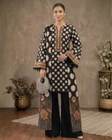 D# 11080 Black 3 PCS Unstitched Lawn