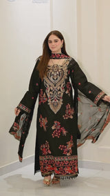 LNF 170 BLACK MULTI CHIKAN KARI LAWN
