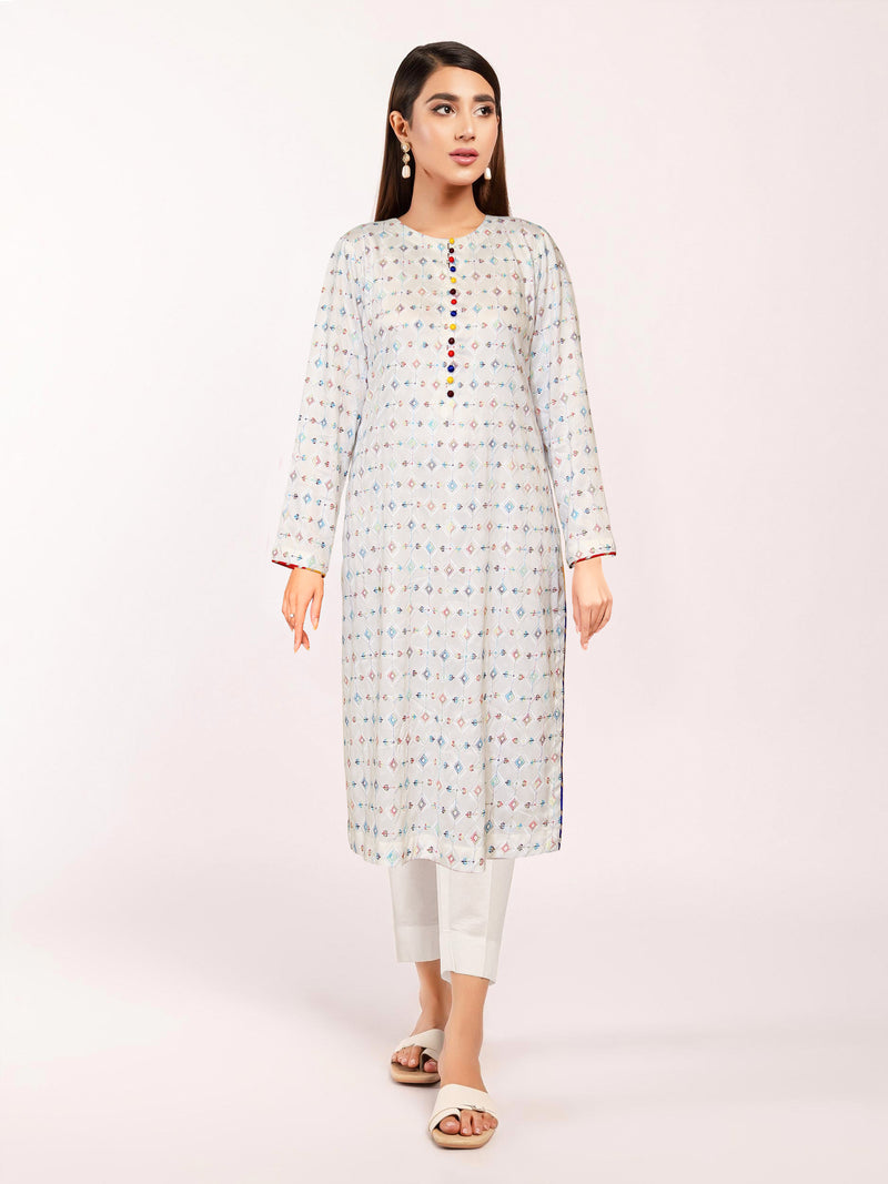 4- 1Piece Shirt White Unstitched