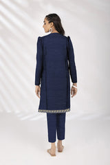 EMB-06-BLUE-DYED UNSTITCHED-2 PIECE